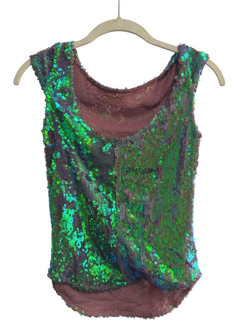 Iridescent Sequin Top - Women, free people size large - Picture 2 of 4